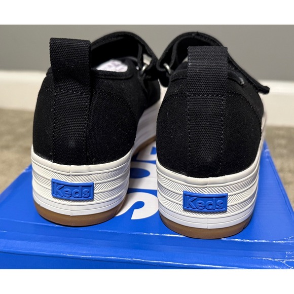 Keds KW Maryjane's Black White Canvas Size 8.5 - Picture 3 of 6
